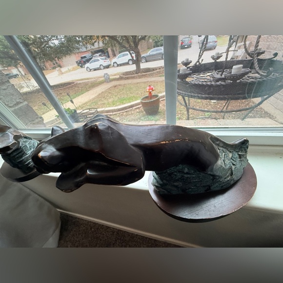 Set Of Panther Bookends - Picture 2 of 4